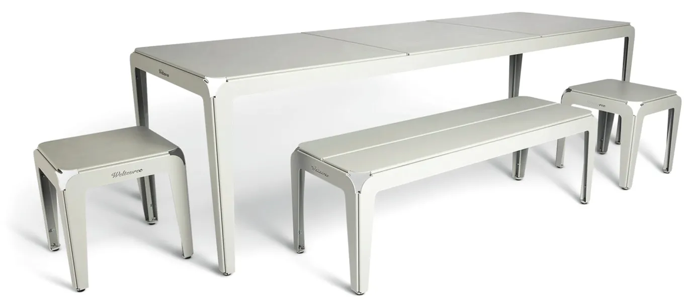 Bank Bended Bench 140