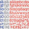 Geschenkpapier p98a Typo Real