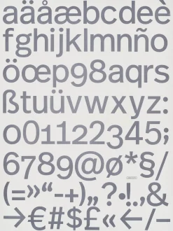Geschenkpapier p98a Typo Real