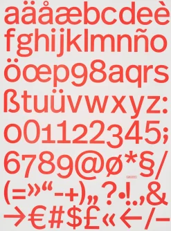 Geschenkpapier p98a Typo Real