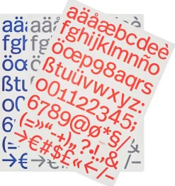 Geschenkpapier p98a Typo Real