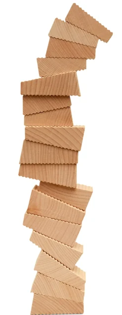 Holzbausteine Follies