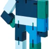 Holzfigur Cubebot