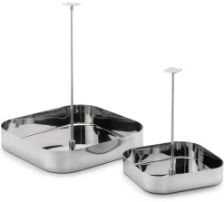Italienisches Pendeltablett Edelstahl