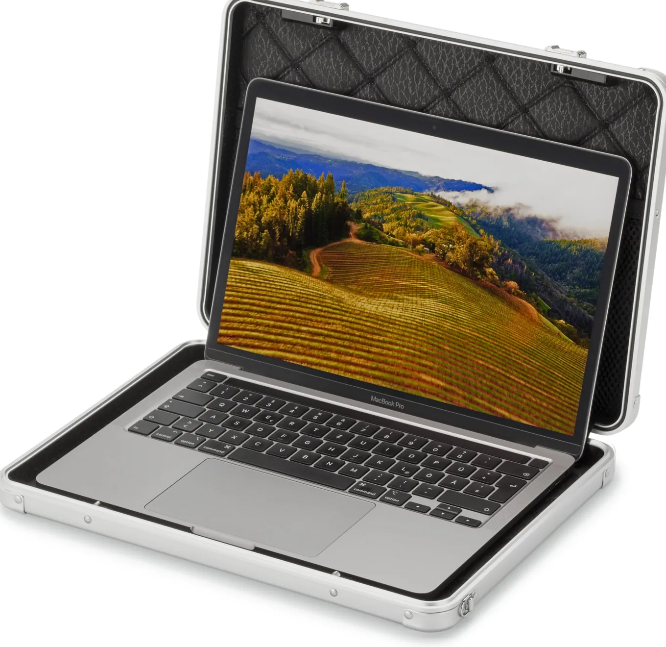 Laptophülle Aluminium