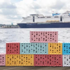 Nisthilfe Wildbienen-Hotel, Container