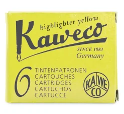 Tintenpatronen zu Marker Kaweco Neongelb