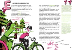 Wilde Radtour mit Velociraptorin